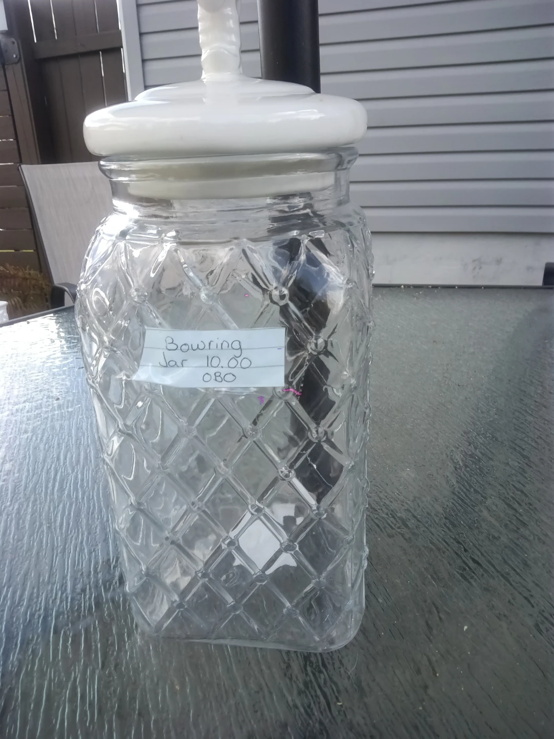 Bowring Decorative Glass Jar with Lid