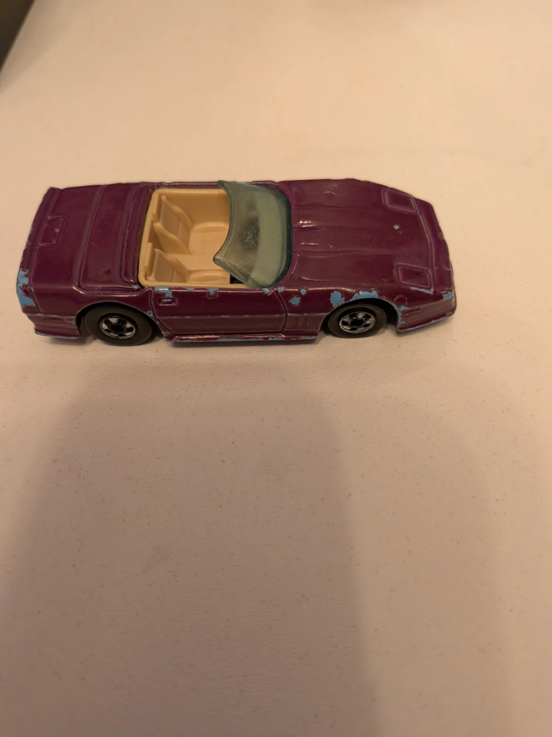 Hot Wheels Purple Convertible Toy Car