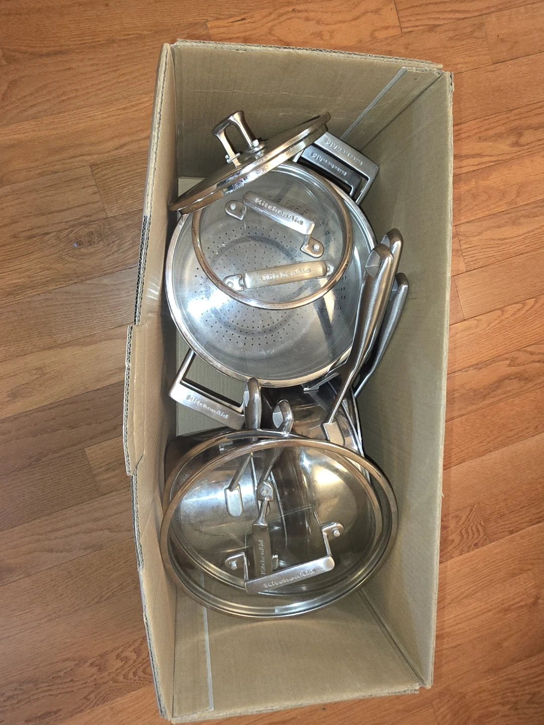 Hardly Used KitchenAid Stainless Steel Set! Amazon for $380 - photo 2
