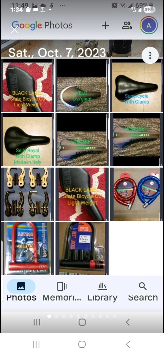 Bike Helmet,Bell,LED Light,Steel ULock,Cable Lock+Bike parts