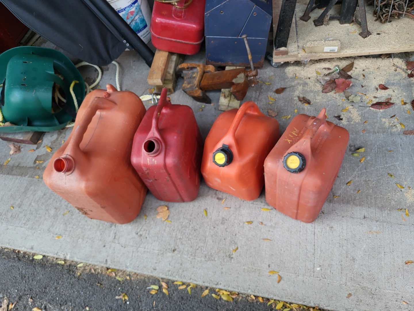 Plastic Fuel Cans
