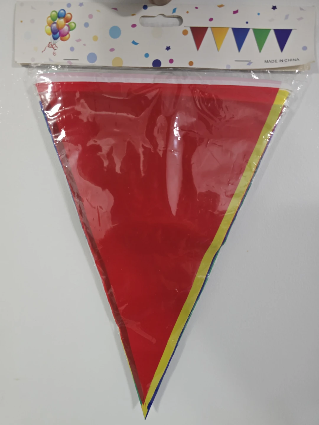 Rainbow Pennant Flag Banner - photo 2