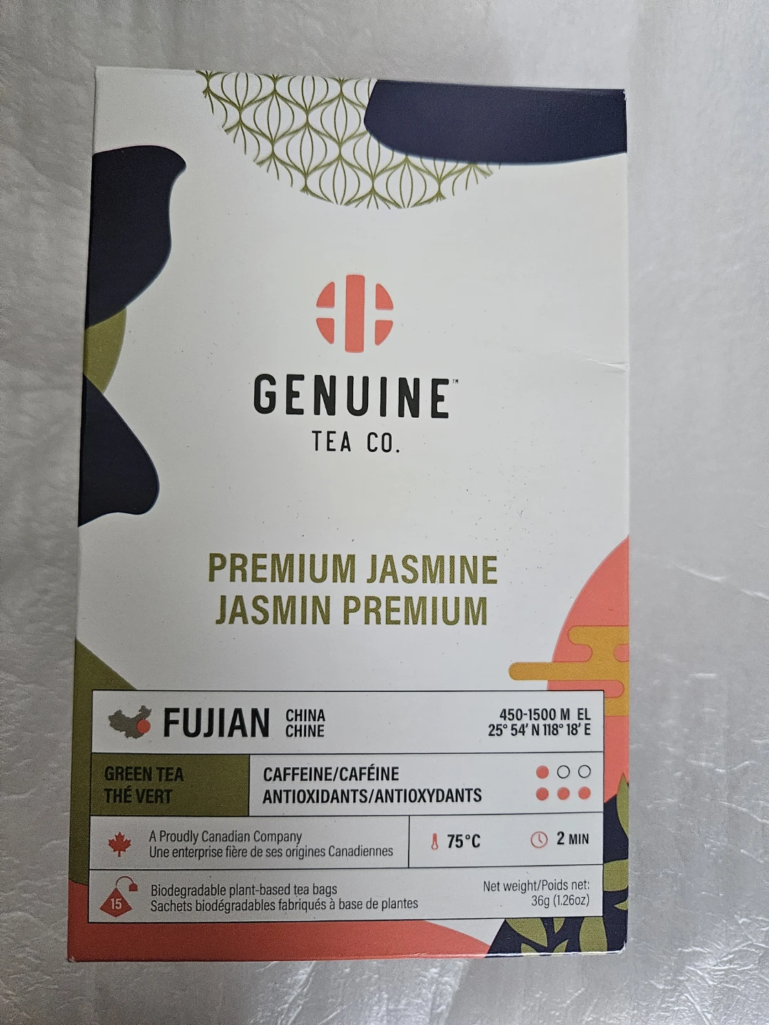 Genuine Tea Co. Premium Jasmine Green Tea