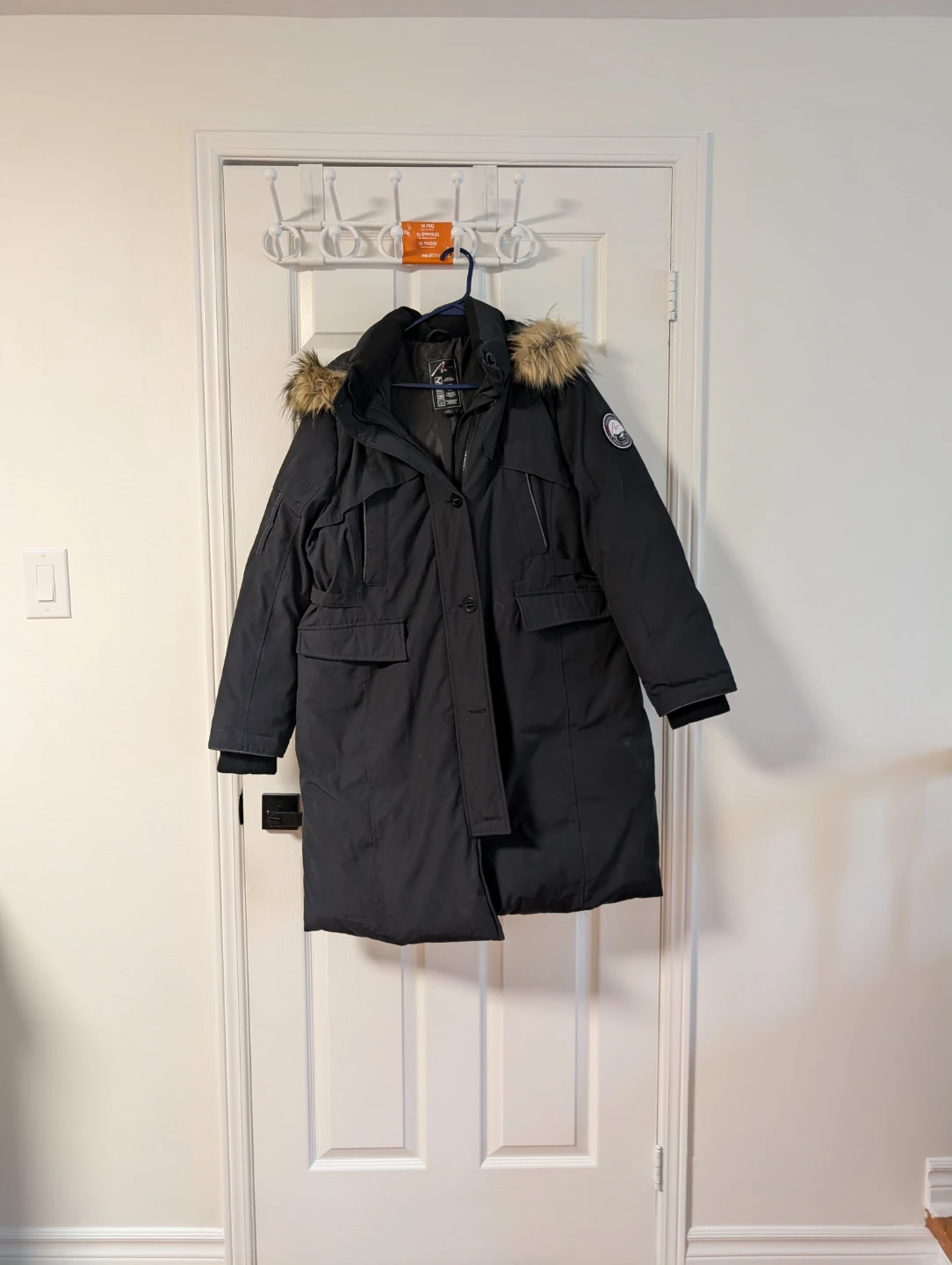 Arctic Expedition winter parka, black
