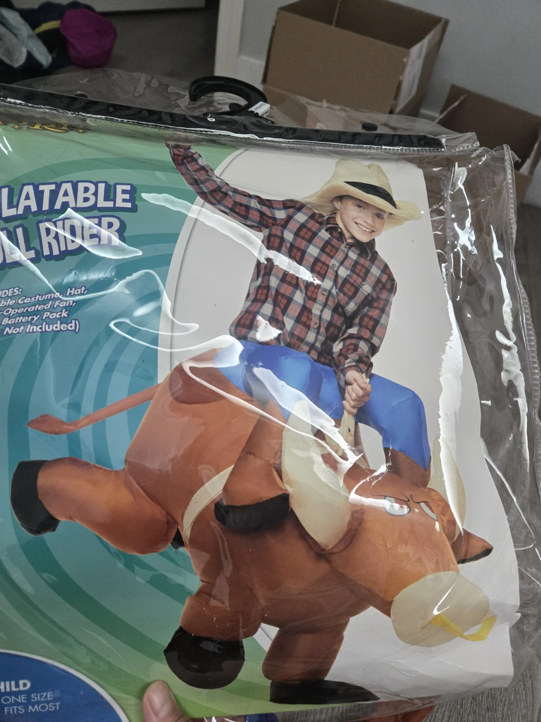 Kids halloween costume cowboy bull - photo 5