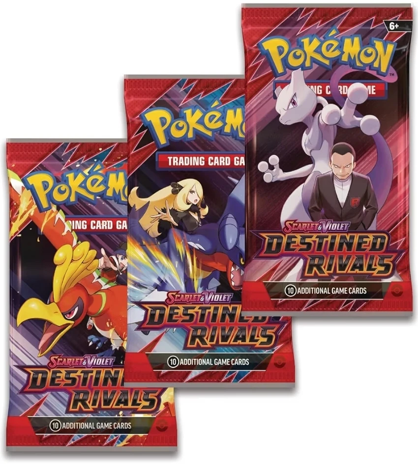Pokémon Scarlet & Violet Destined Rivals Booster 3-Pack - photo 3