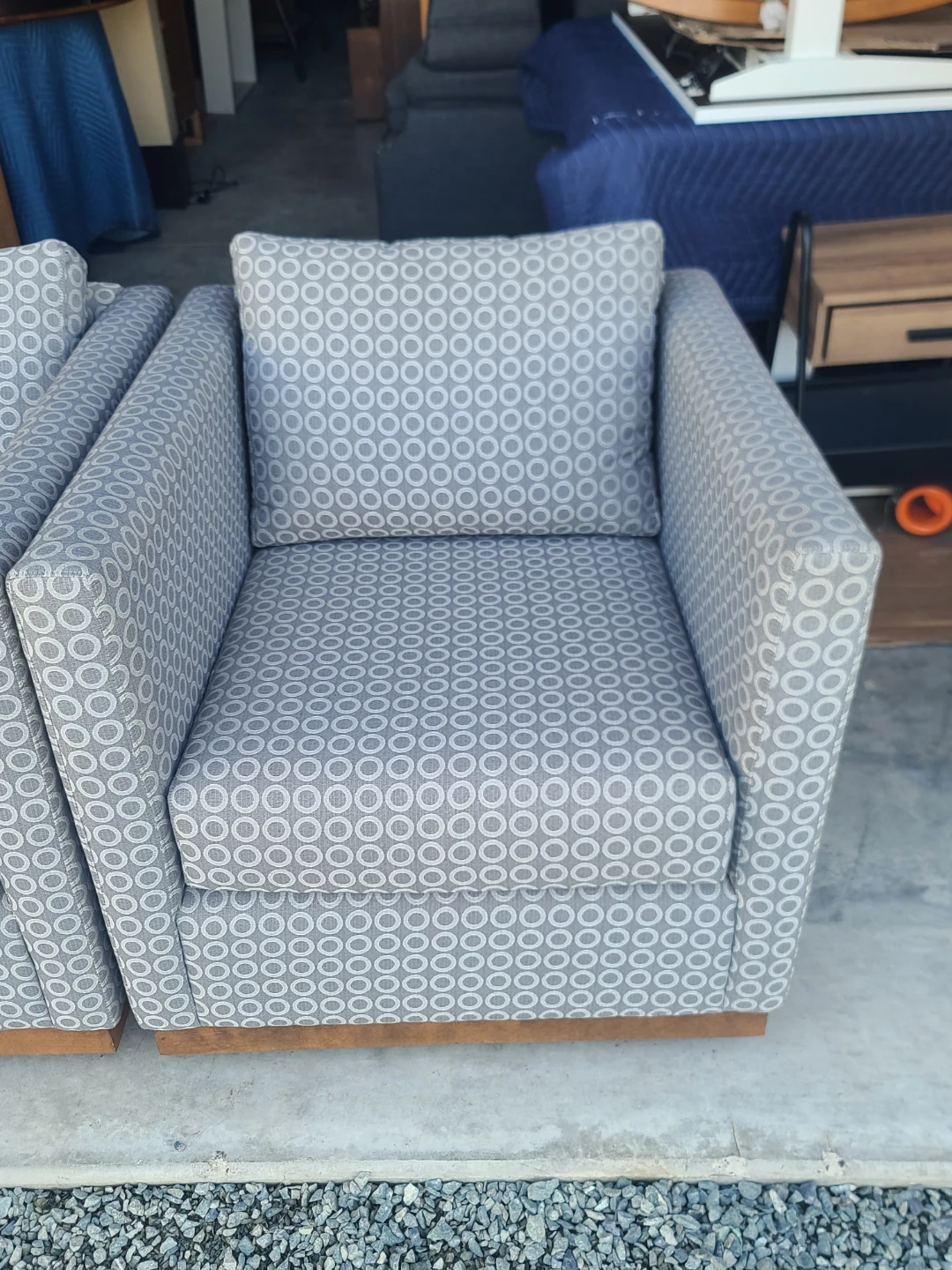 Pair of G. Romano Spin Swivel Chairs – Canadian Made - photo 4