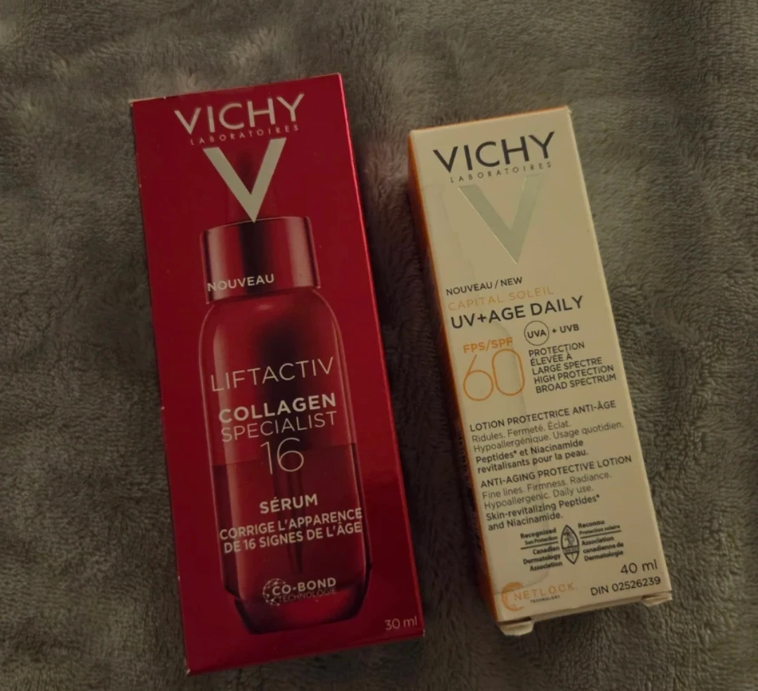 Vichy Liftactiv Serum and Capital Soleil Lotion
