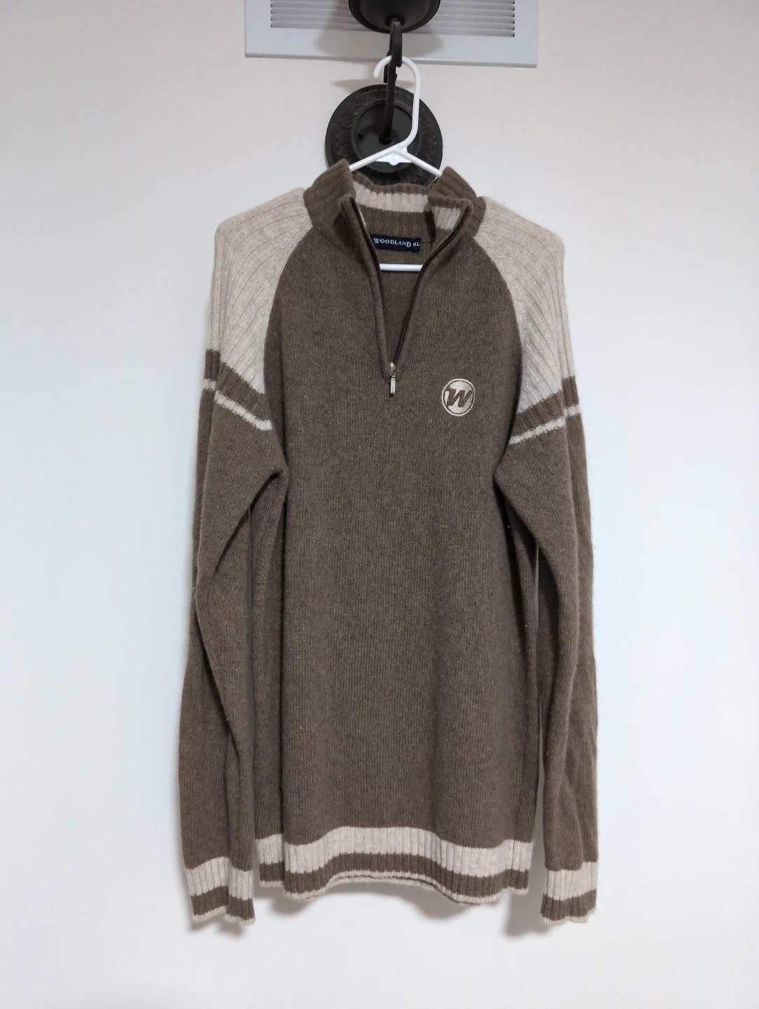 Woodland Quarter-Zip Sweater XL