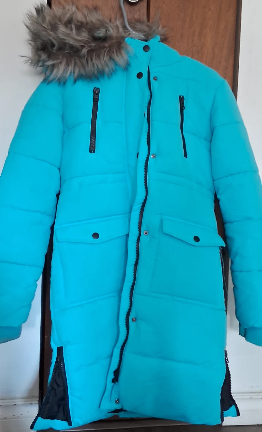 George Kids Turquoise Winter Parka
