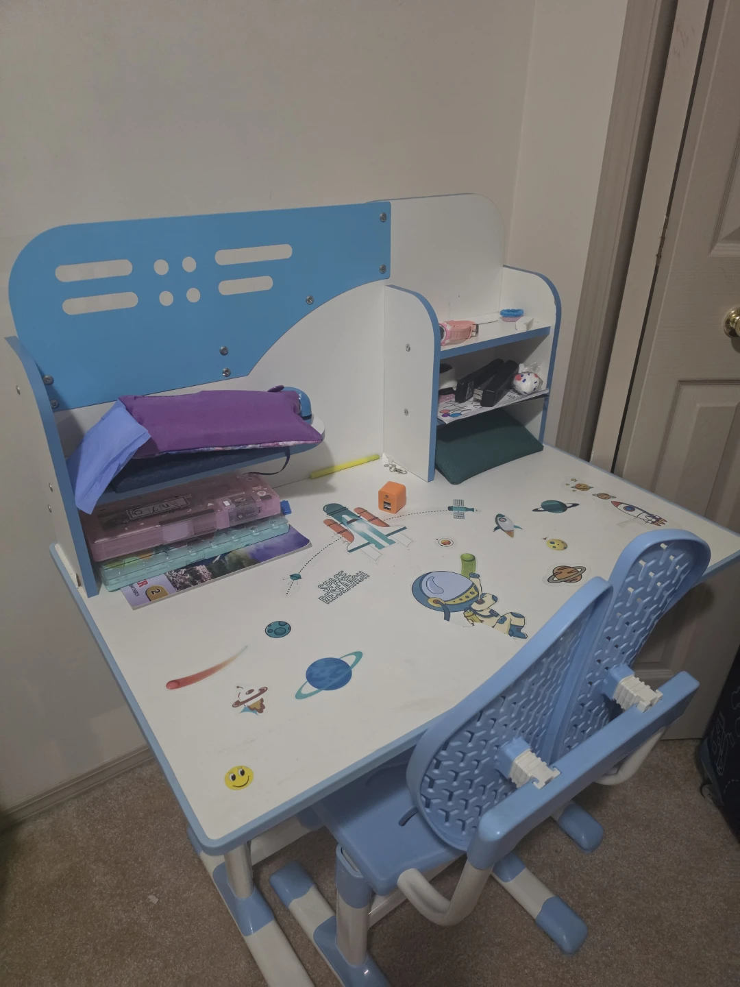 Kids Adjustable  Study Desk and Chair - photo 4
