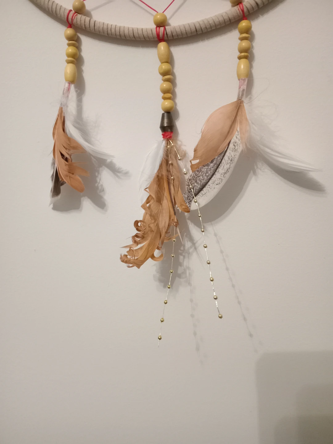 Decorative dreamcatcher with crystal pendant - photo 3