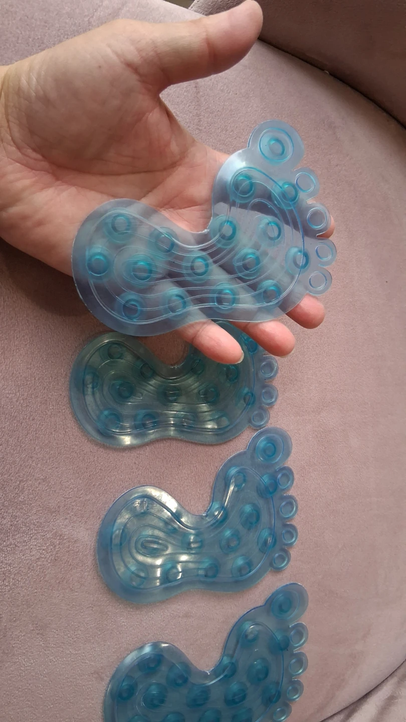 anti slip mini bathtub suction stickers 4 pcs - photo 4
