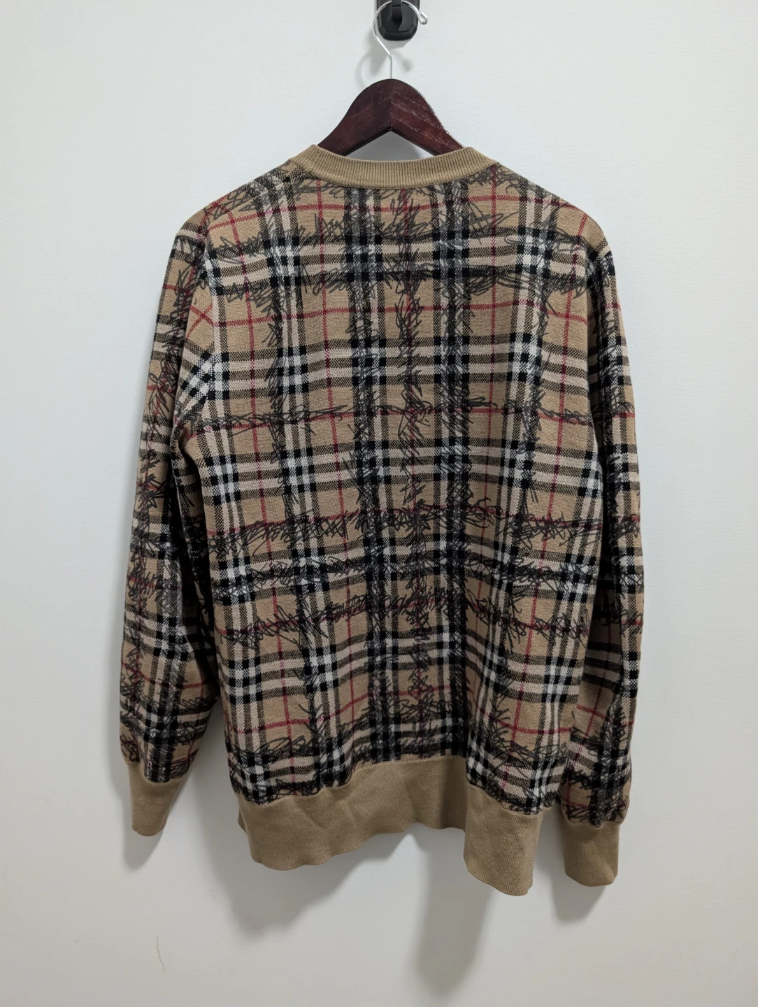 Burberry Check Crewneck Sweater - photo 5