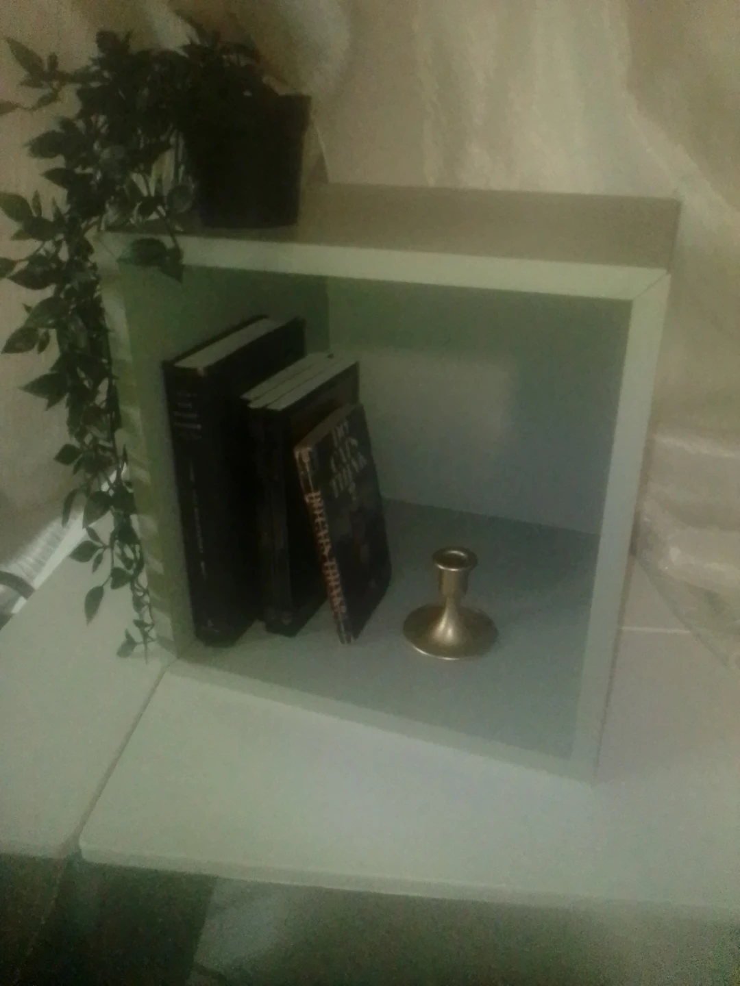White Cube Wall Shelf