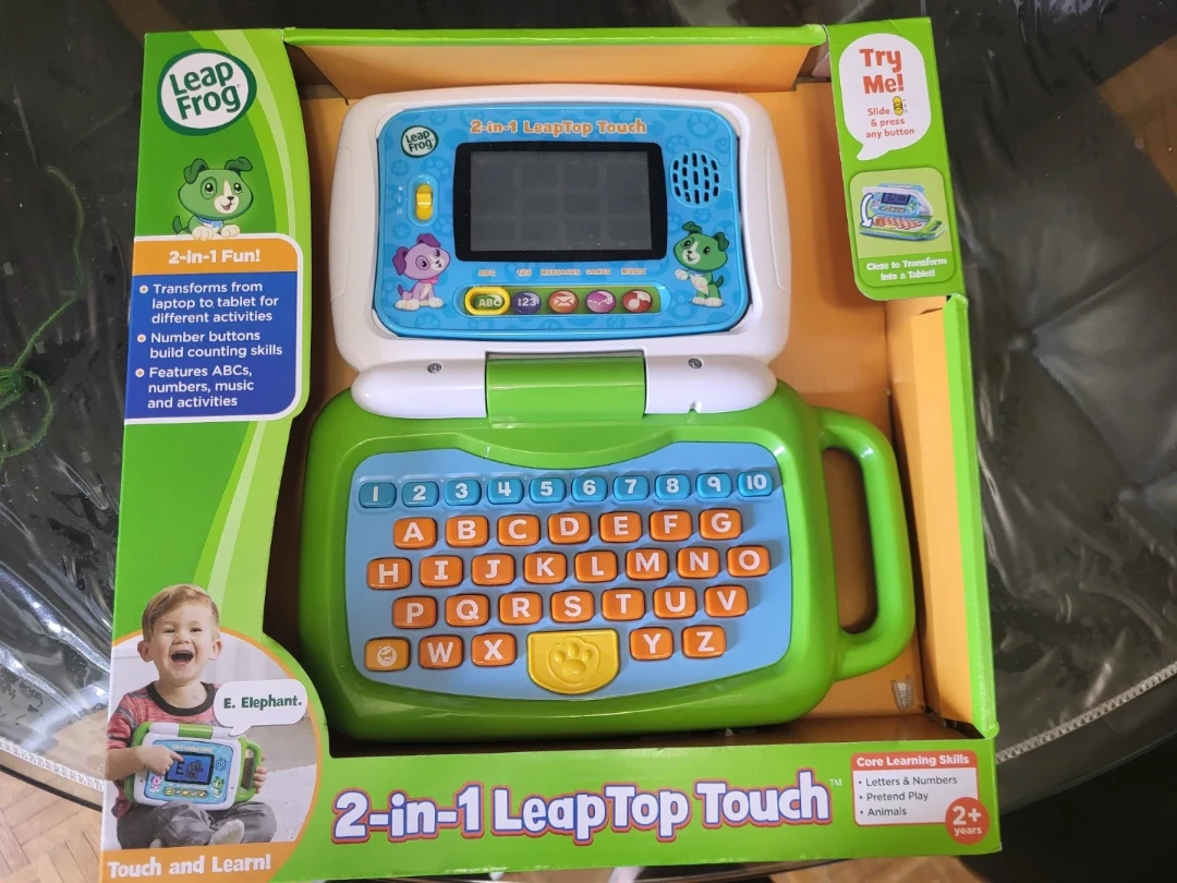 New Leap Frog 2-in-1 LeapTop Touch Learning Toy