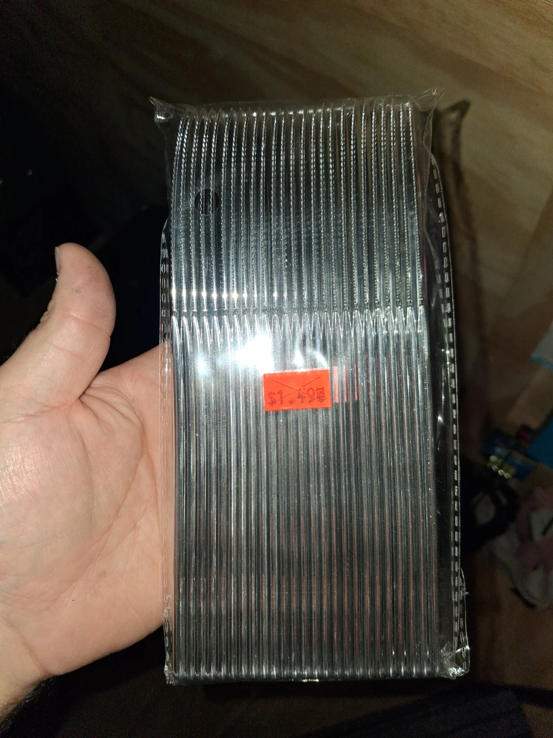 Clear Plastic Knives Pack