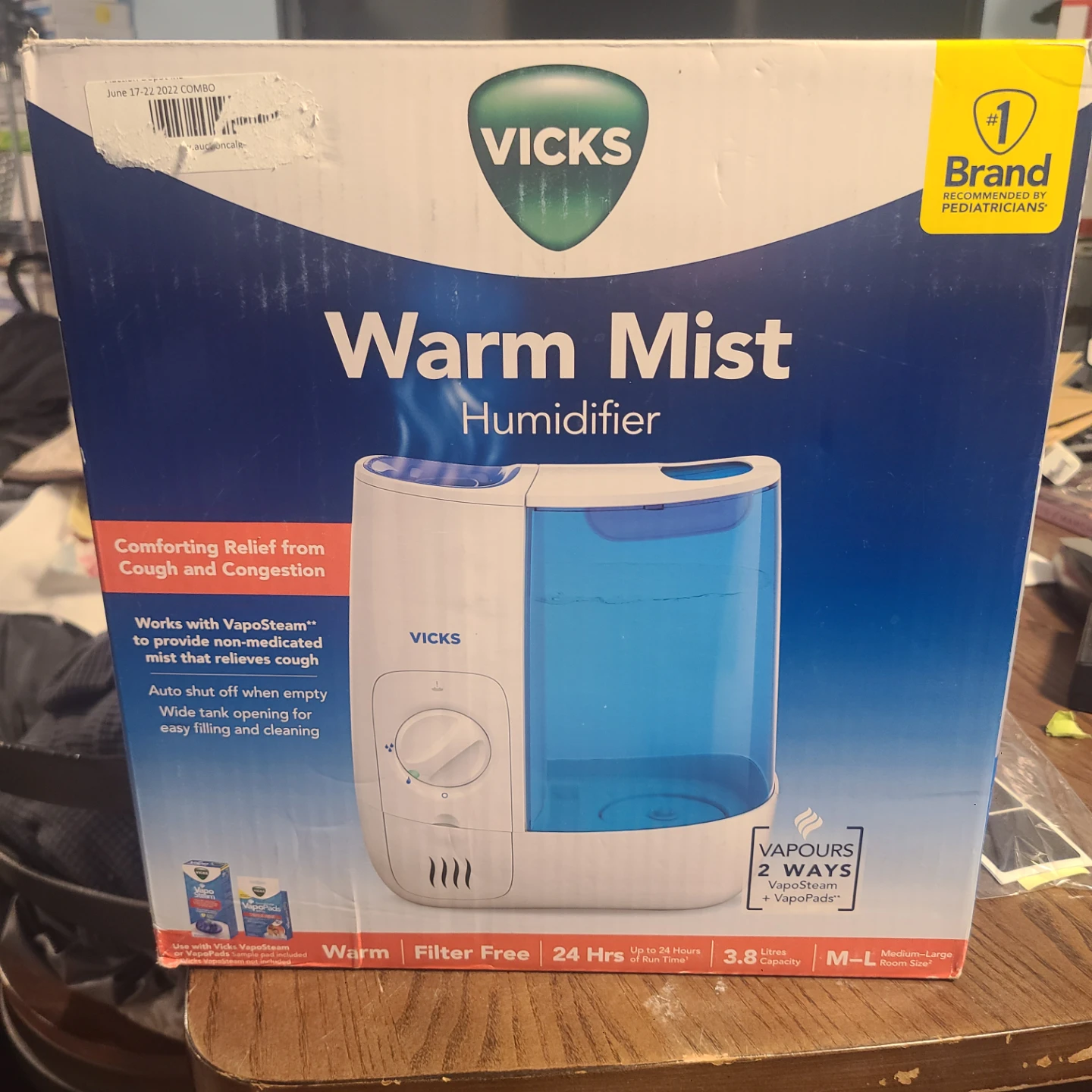 Vicks Warm Mist Humidifier