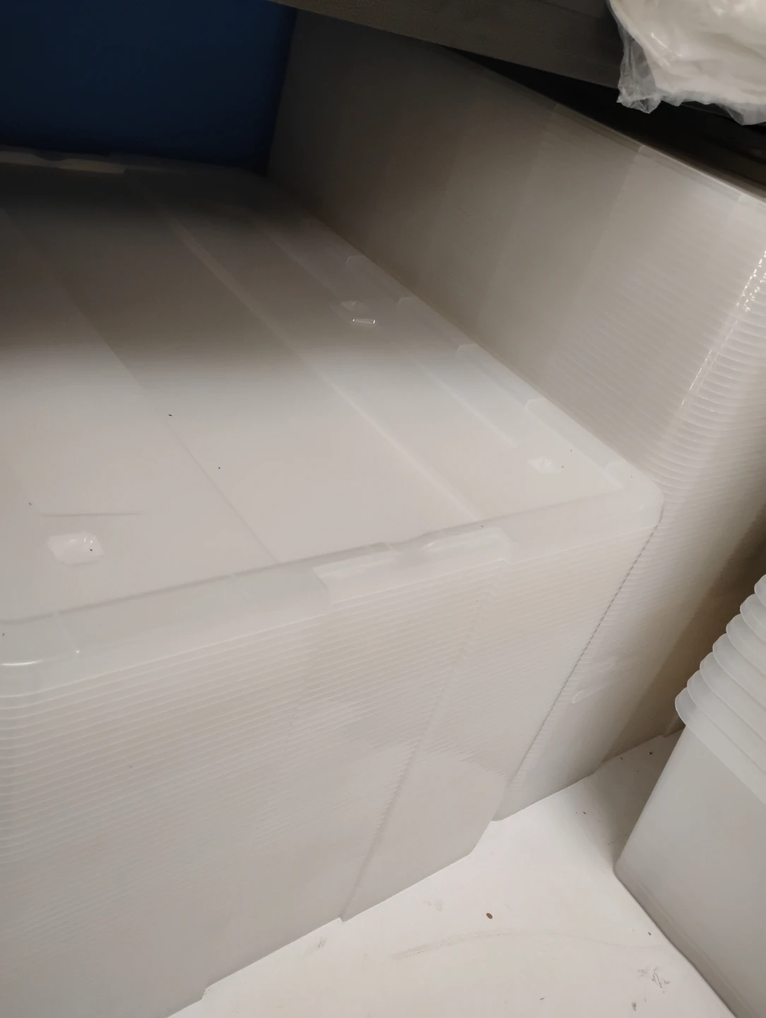 Clear Plastic Storage Totes - photo 2