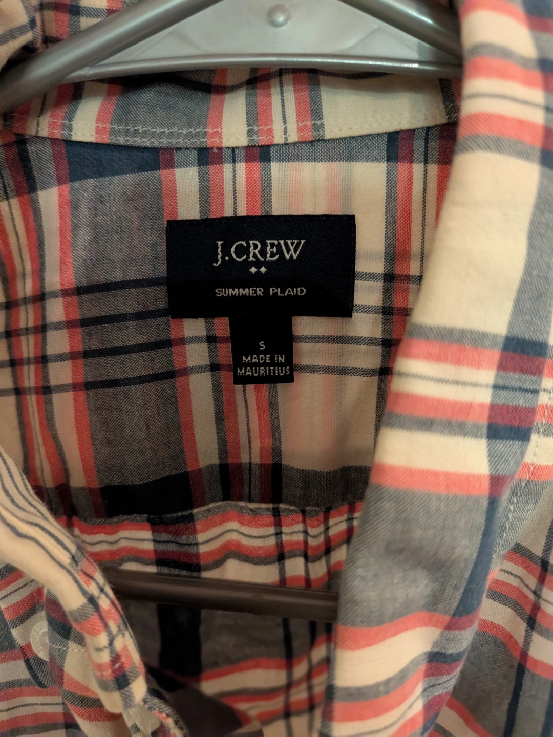 J.Crew Summer Plaid Short-Sleeve Shirt - photo 2