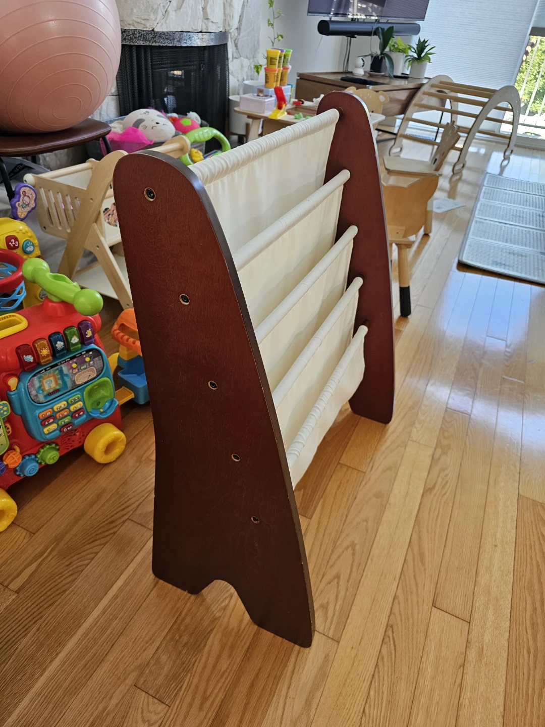 Kids Wooden Book Sling Display Rack - photo 2