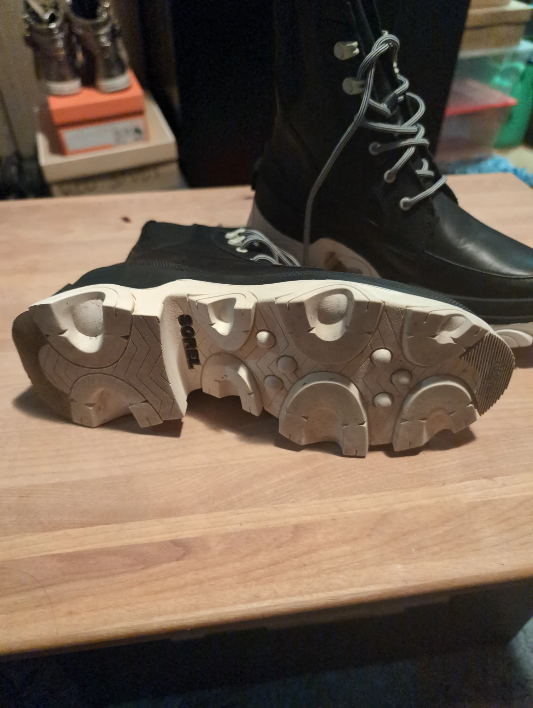Leather Sorel Women's Boots Size 7 - photo 3
