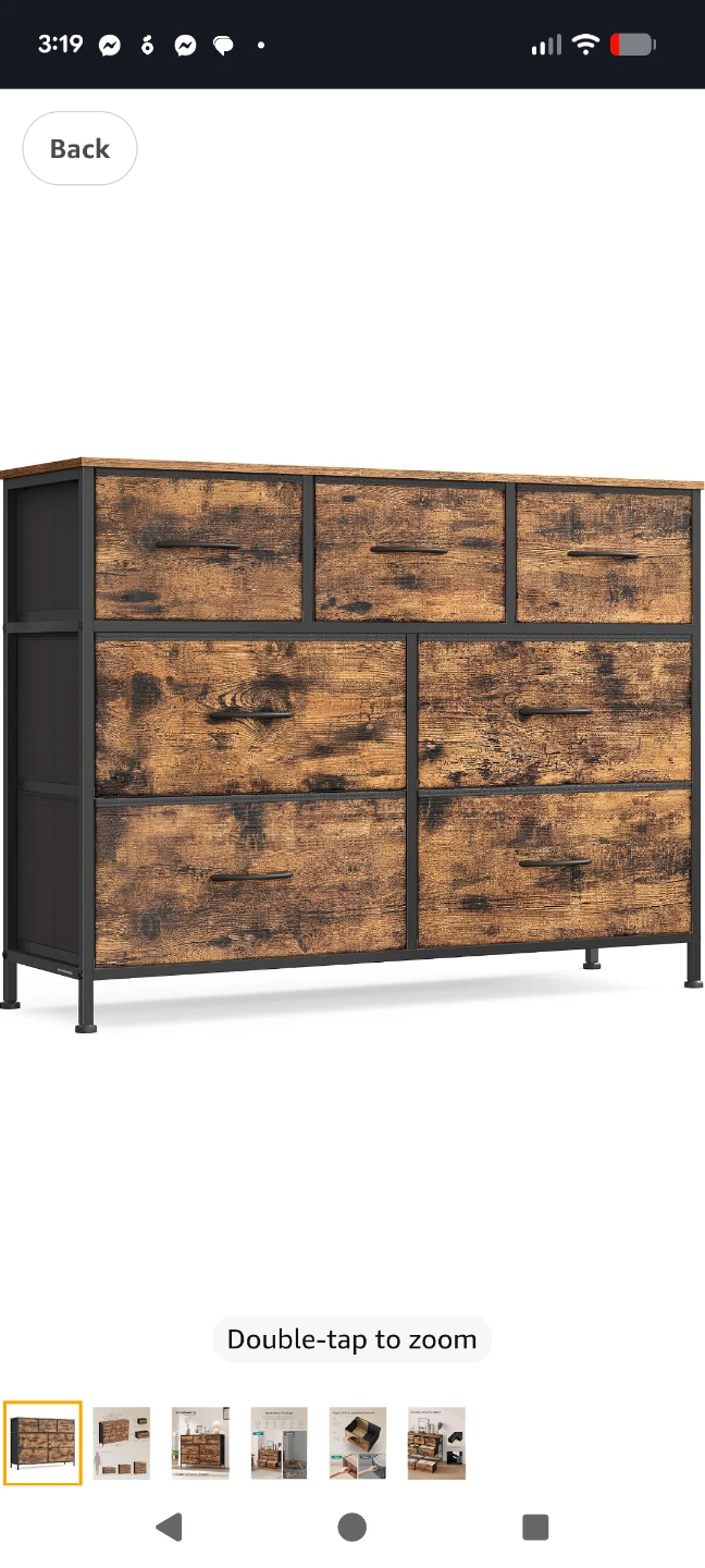 SONGMICS 7-Drawer Dresser