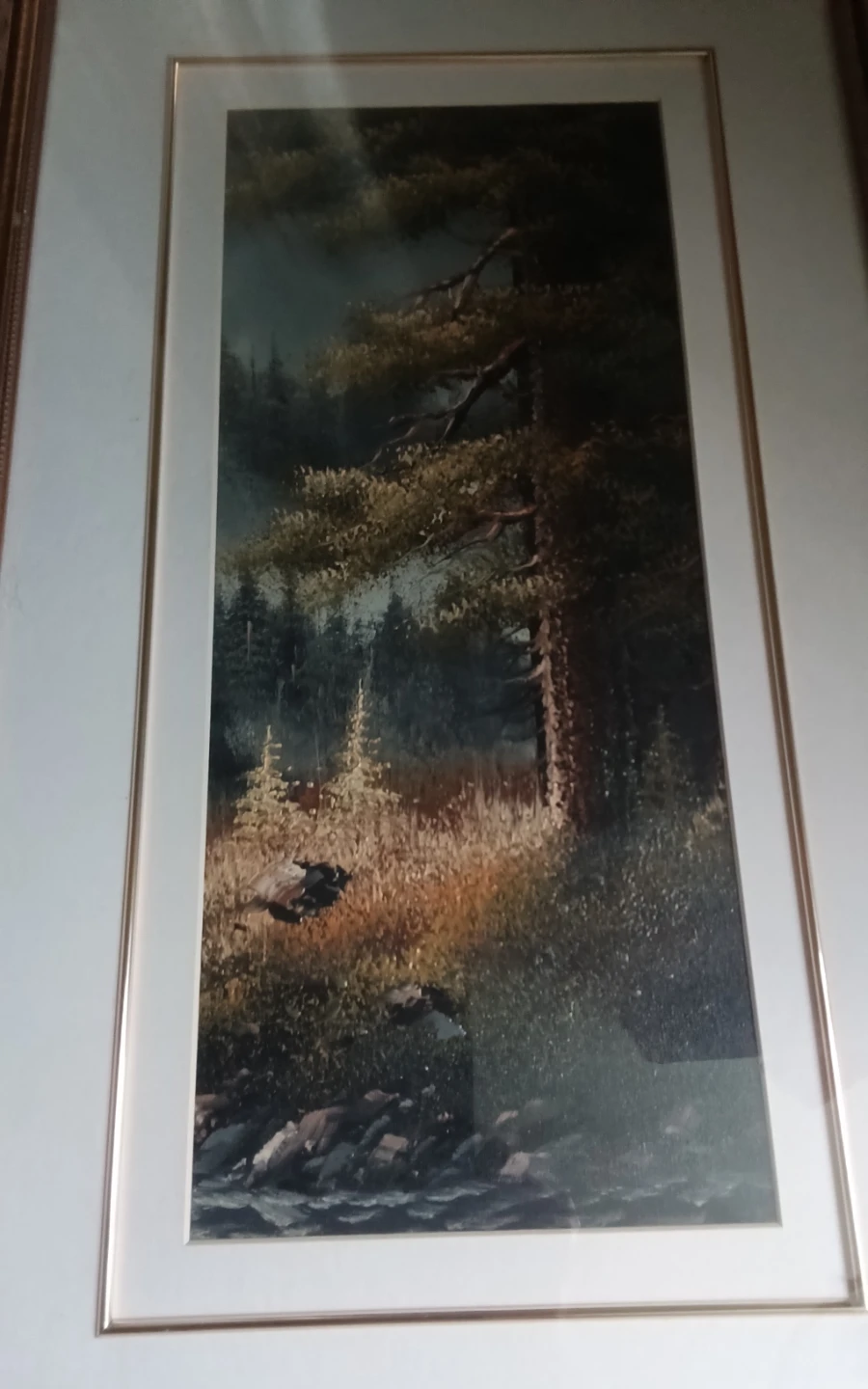 Oil on Canvas Landscape Painting – Signed "Rad" (راد) - photo 4