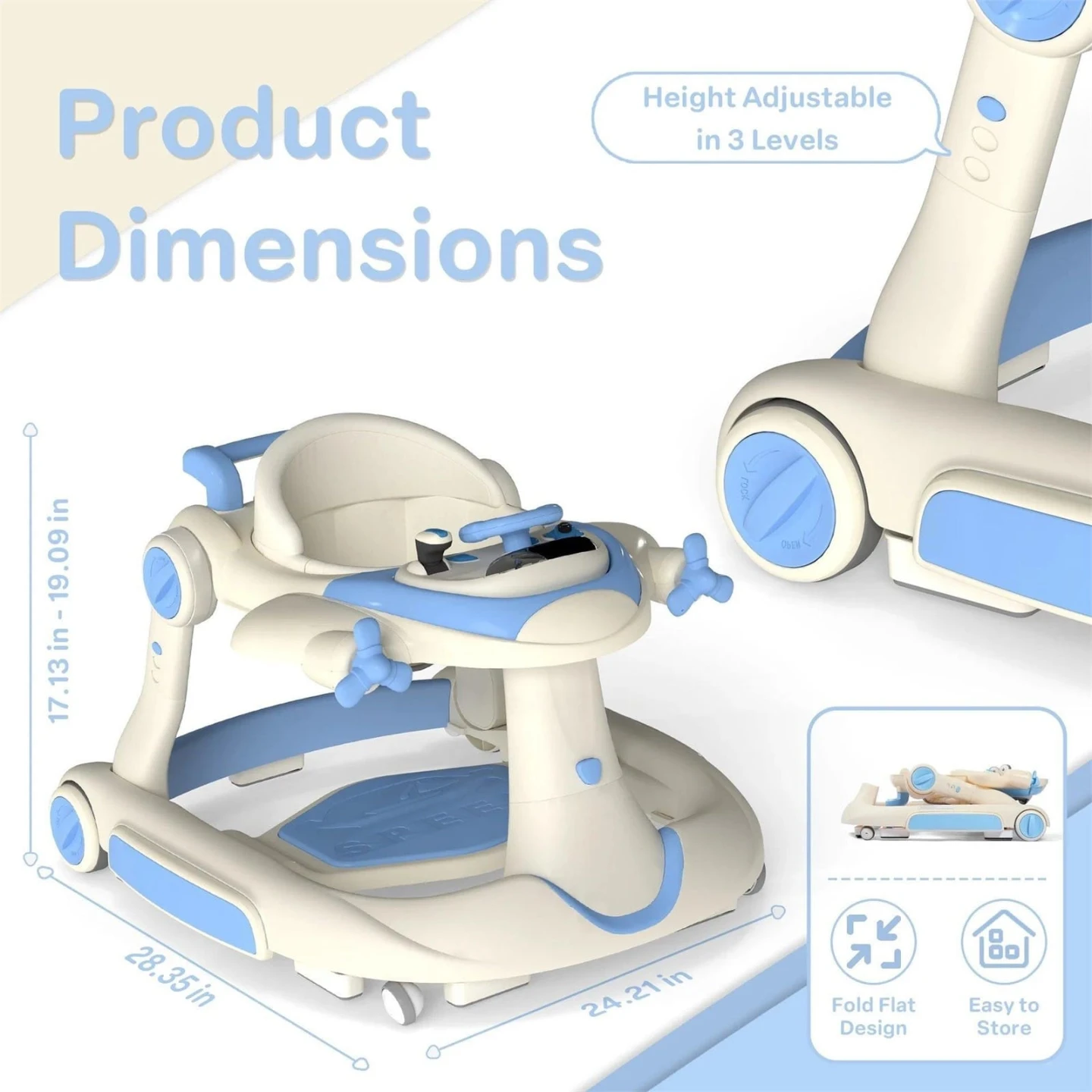 New<> Baby Airplane Activity Walker - photo 2