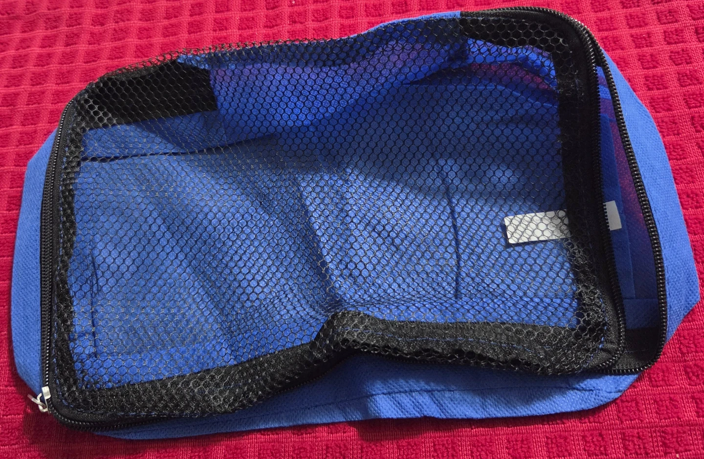 Blue Mesh Packing Cube