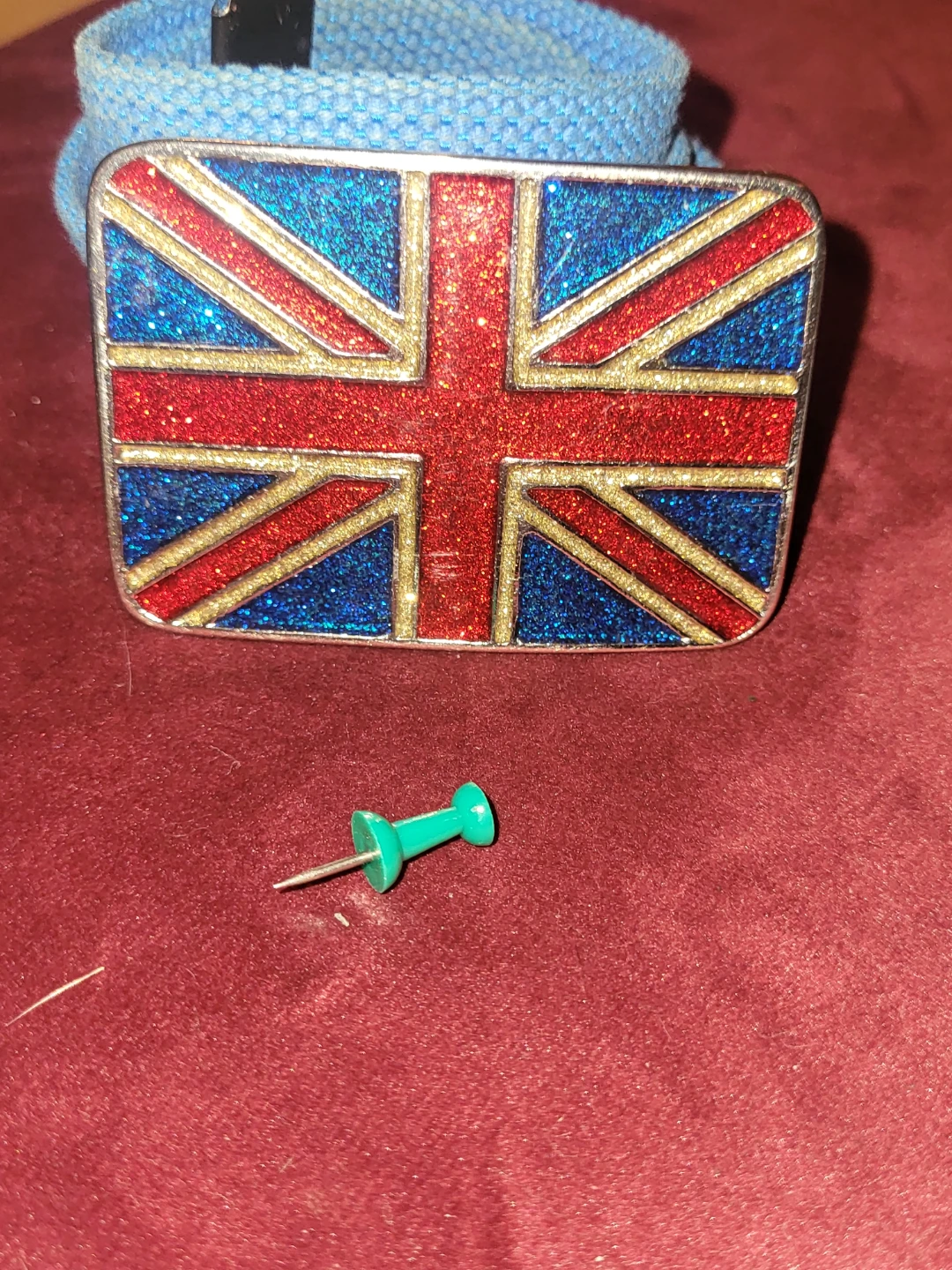 Union Jack Glitter Belt