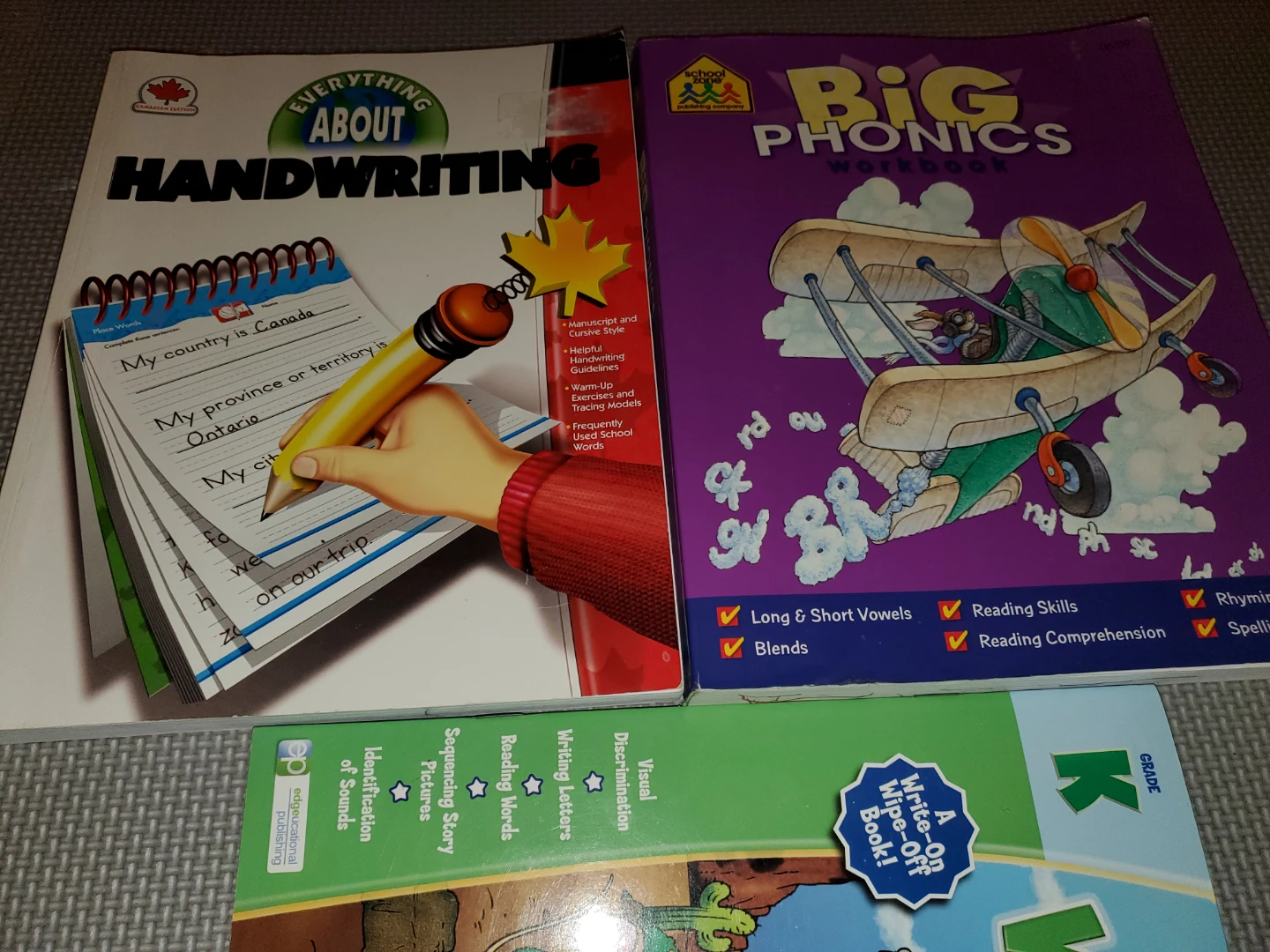 Set of 3 Kids Educational Learning Workbooks - photo 2