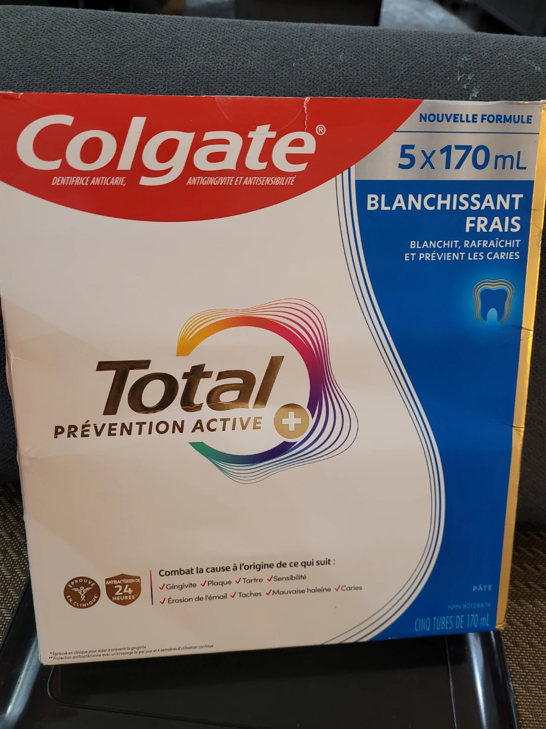 Colgate Total Active Prevention Toothpaste 5 Pack