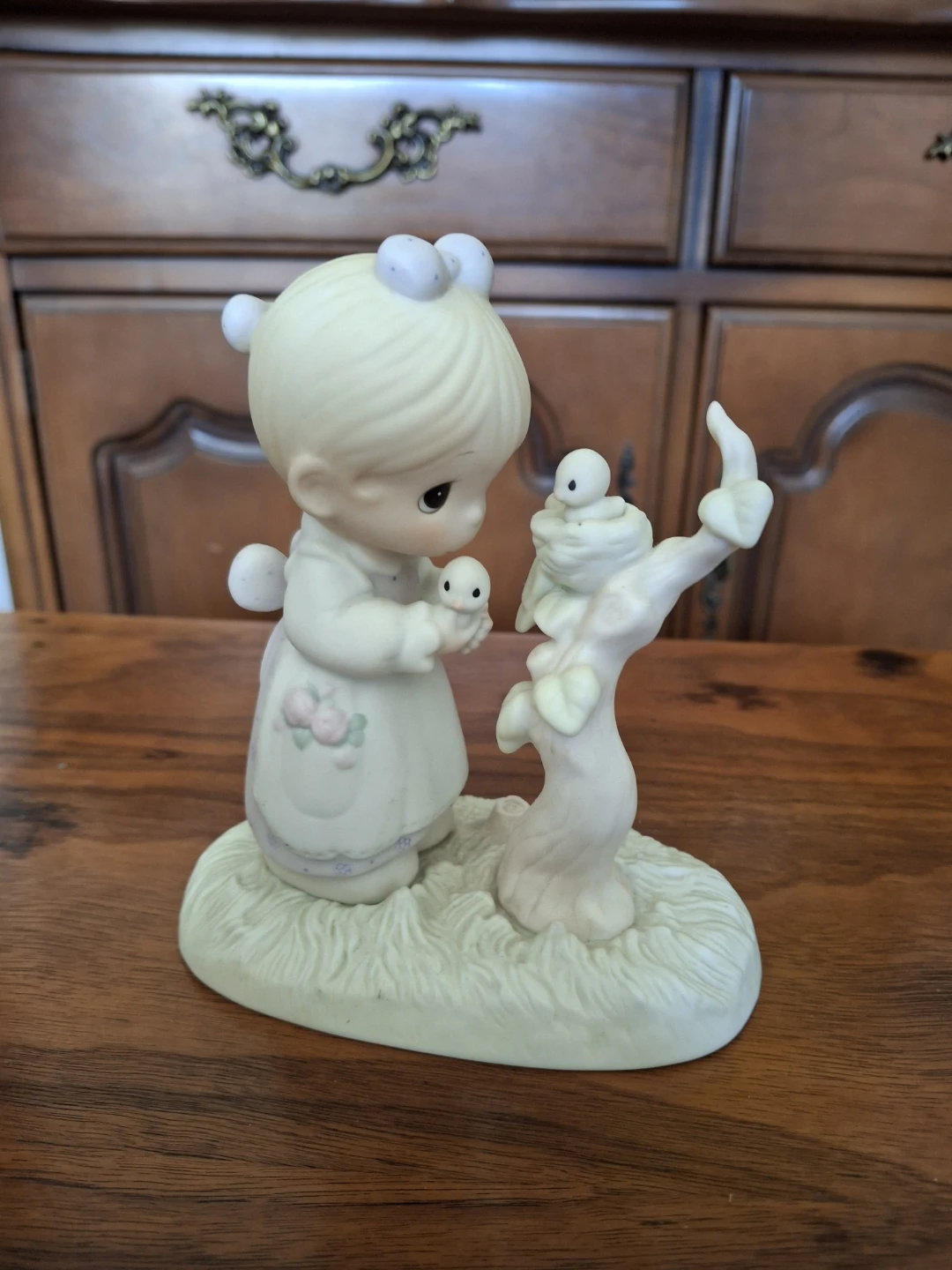 Precious Moments Figurine with Bird