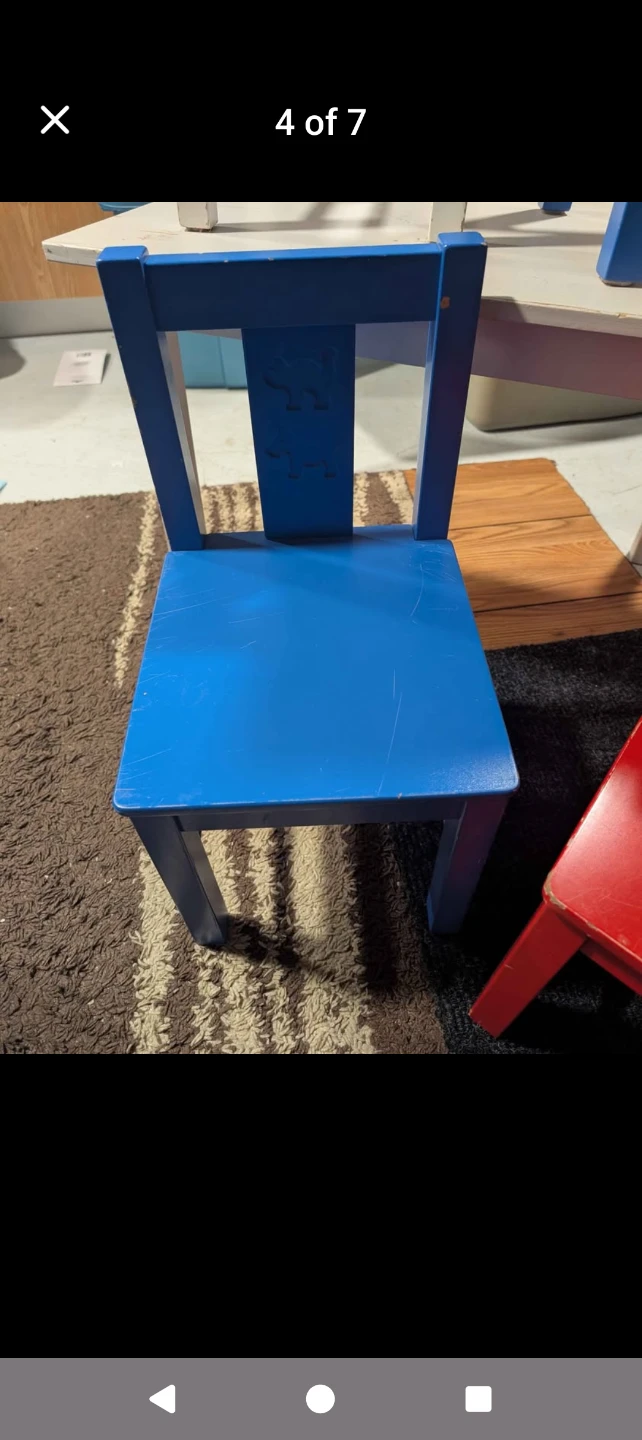 IKEA Mammut Kids Table and Chairs Set - photo 4