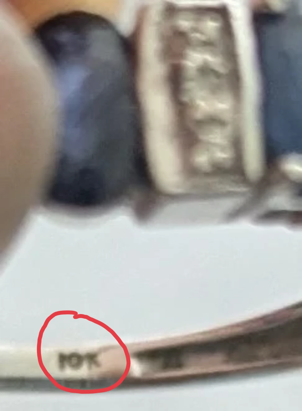 Sapphire 3 stone ring - photo 5
