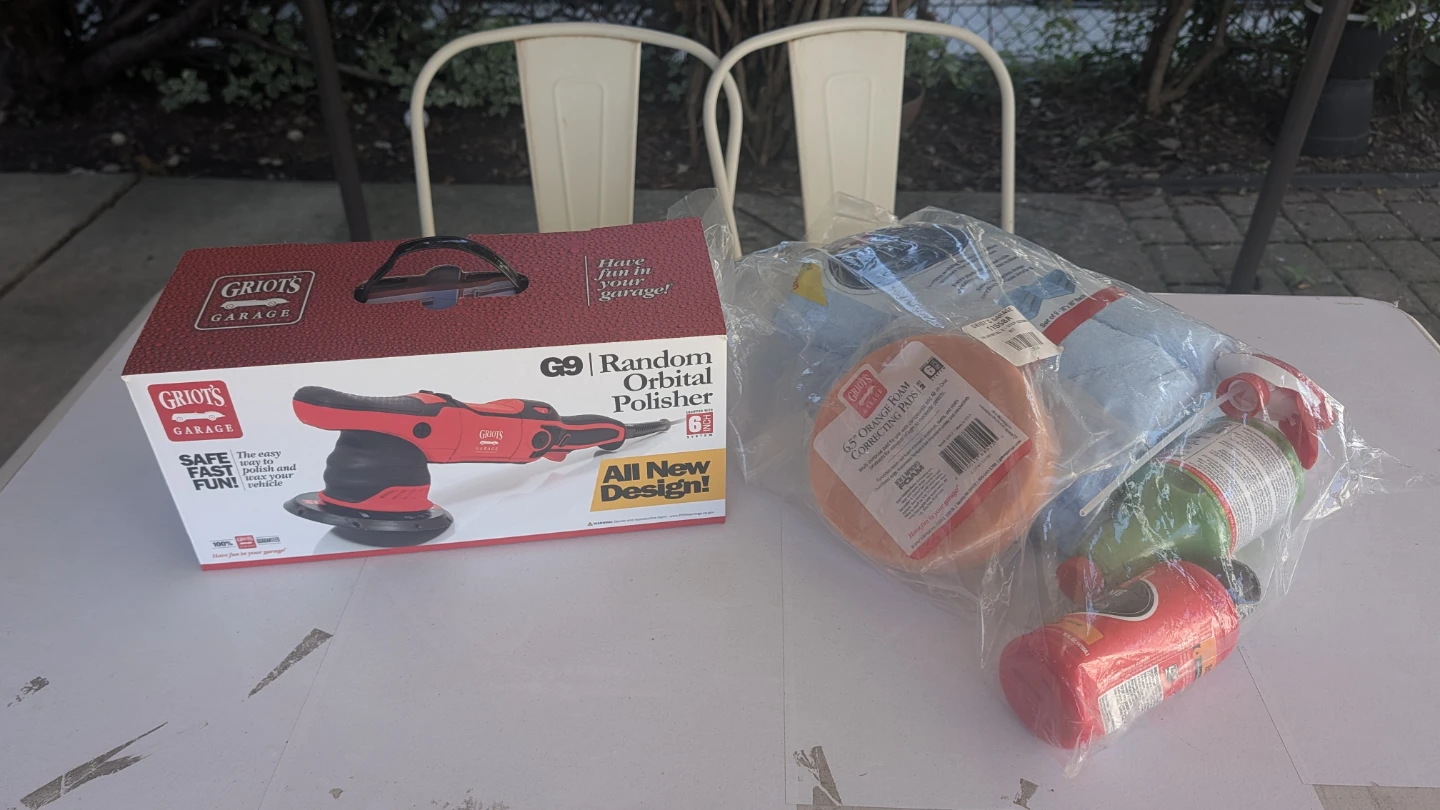 Pulidora Griot's G9 Orbital Polisher + Pads & Detailing Kit - photo 2