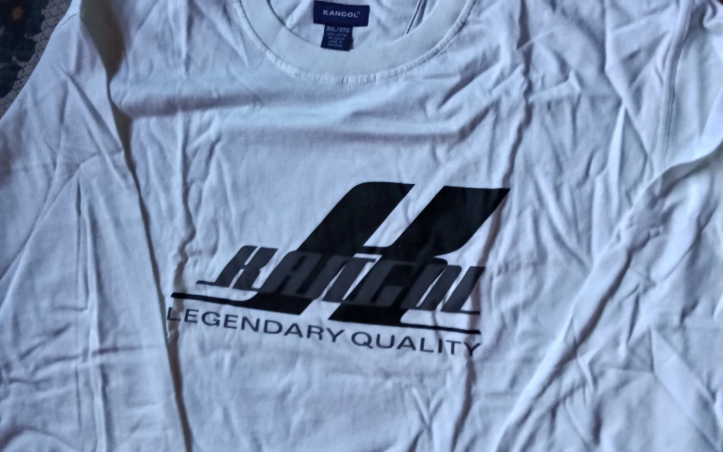 Kangol White Long Sleeve T-Shirt 3XL - photo 5