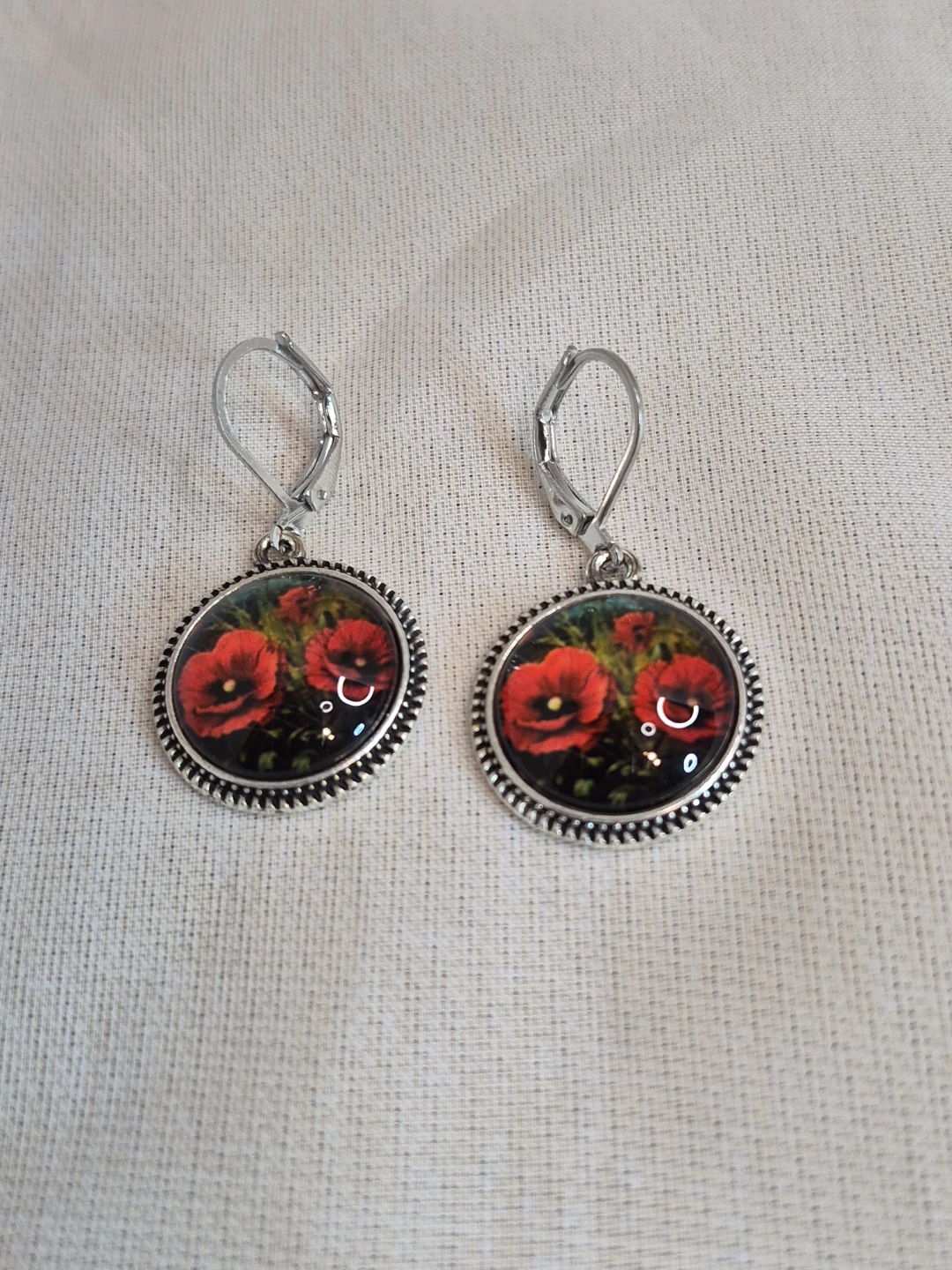 Beautiful Poppy Fashion Earrings - photo 2