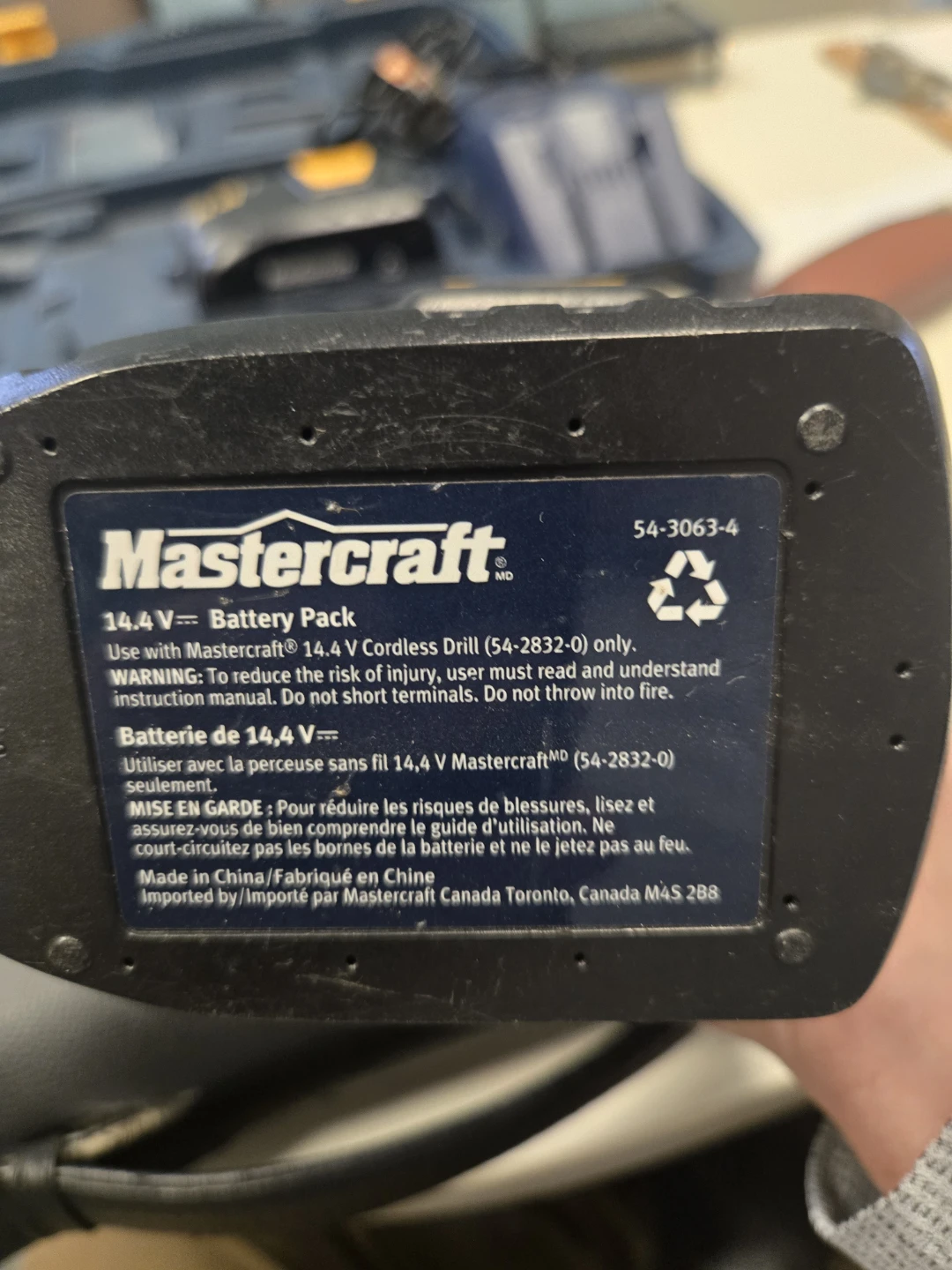 Mastercraft 14.4V Cordless Drill. - photo 3