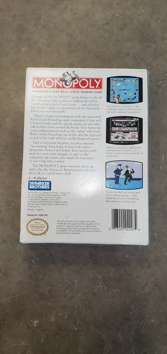 Monopoly for Nintendo Entertainment System - photo 2