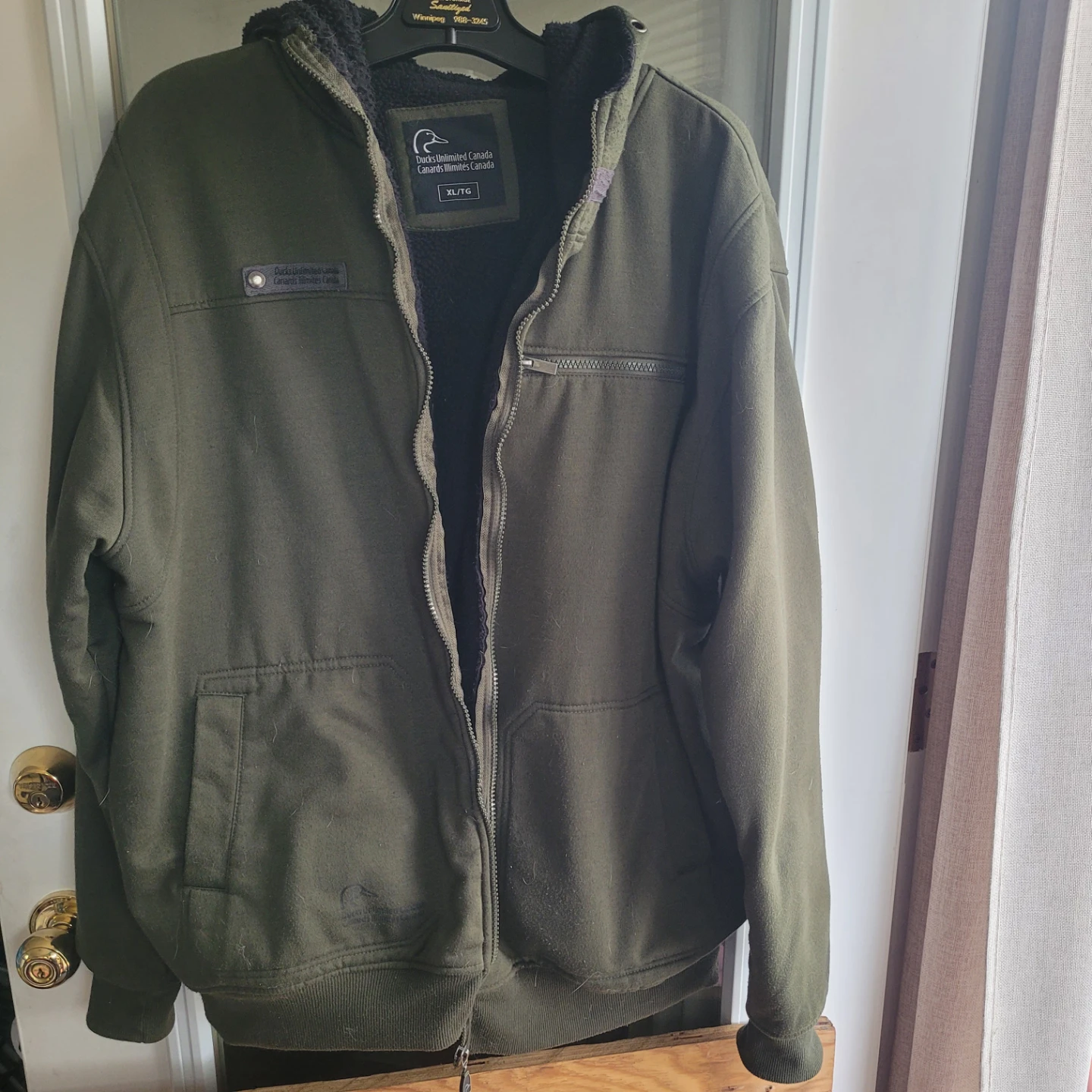 Ducks Unlimited Canada Fleece Lined Hooded Jacket