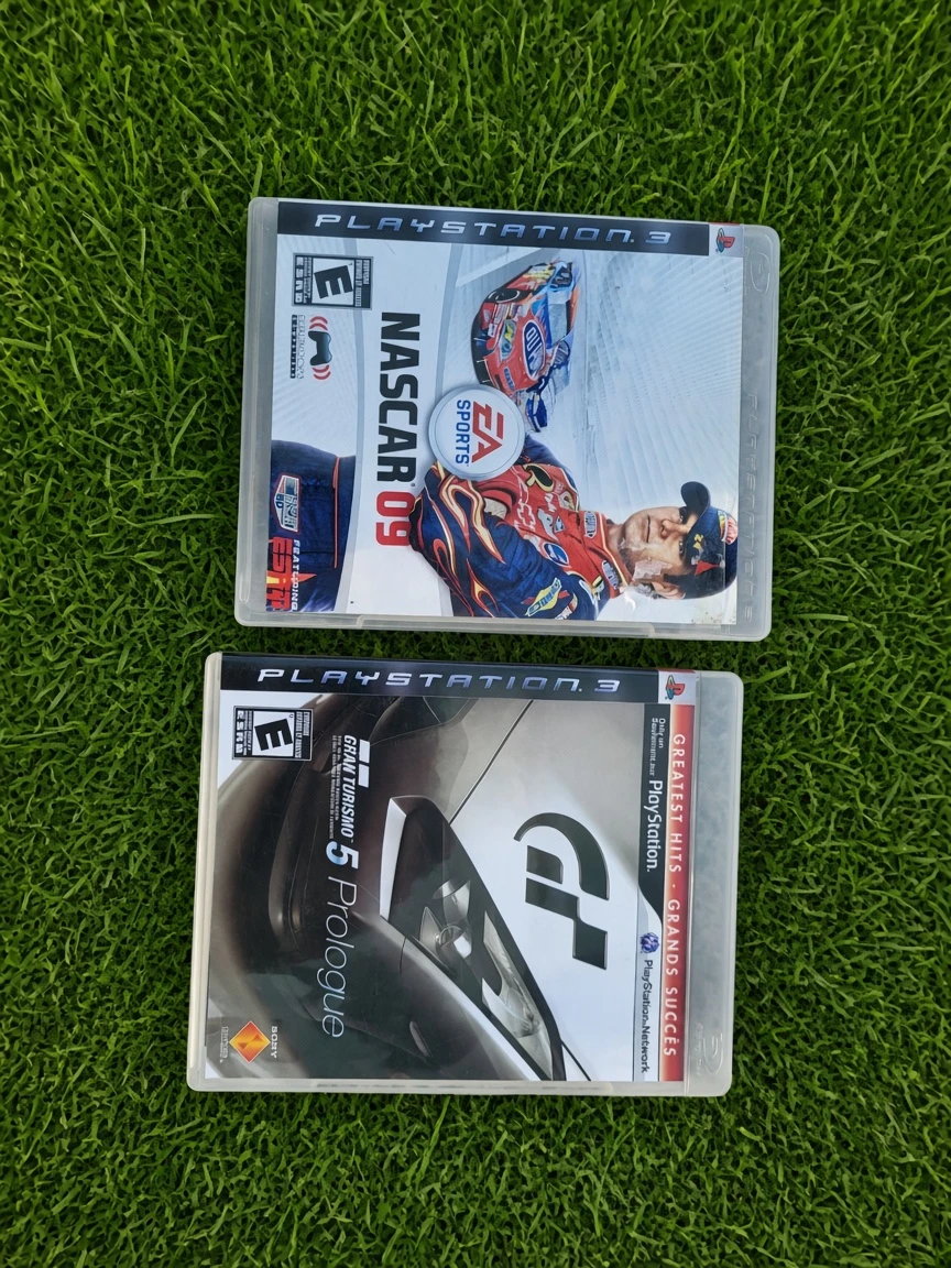 NASCAR 09 and Gran Turismo 5 Prologue PS3 Games