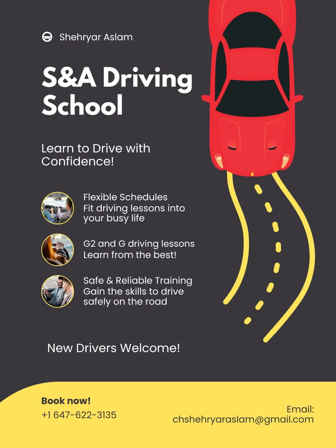 S&A Driving School G2 and G Lessons
