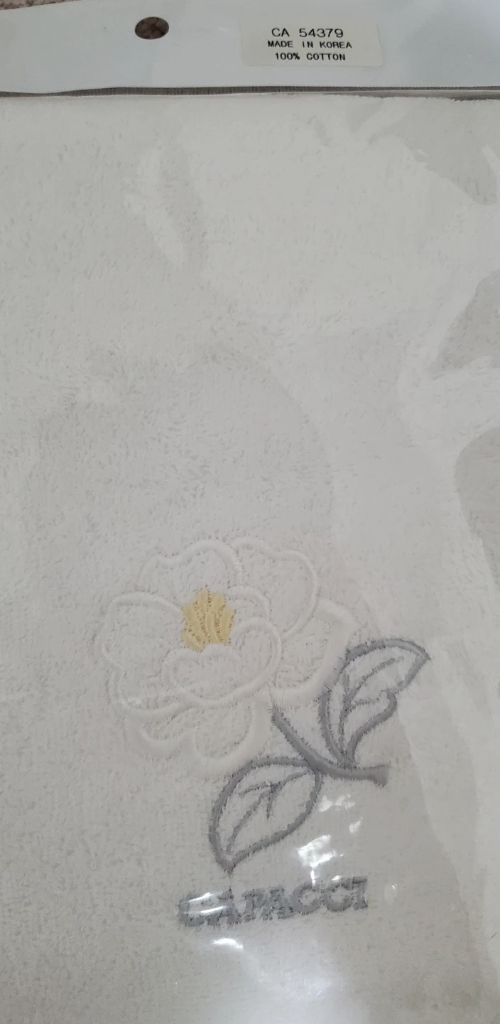 Capacci White Cotton Towel
