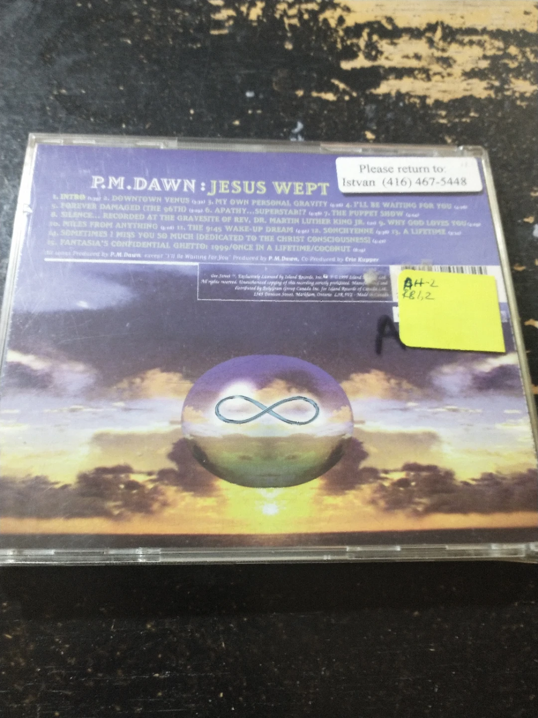 P.M. Dawn Jesus Wept CD - photo 3