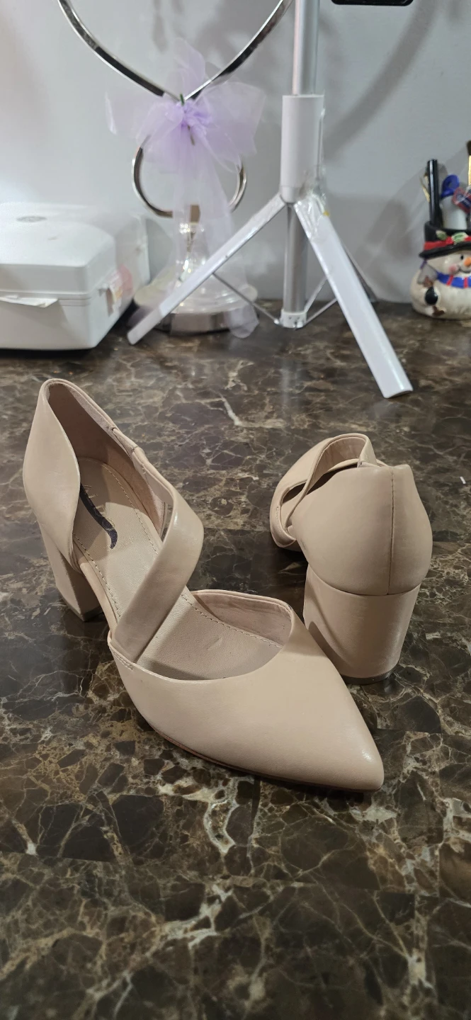 ALDO  Beige  SIZE 6 Block Heel Pumps