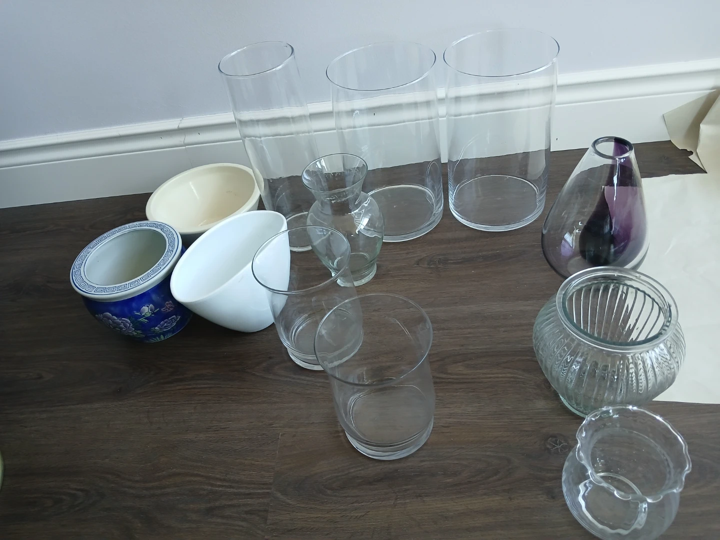 Vases Glass and Ceramic