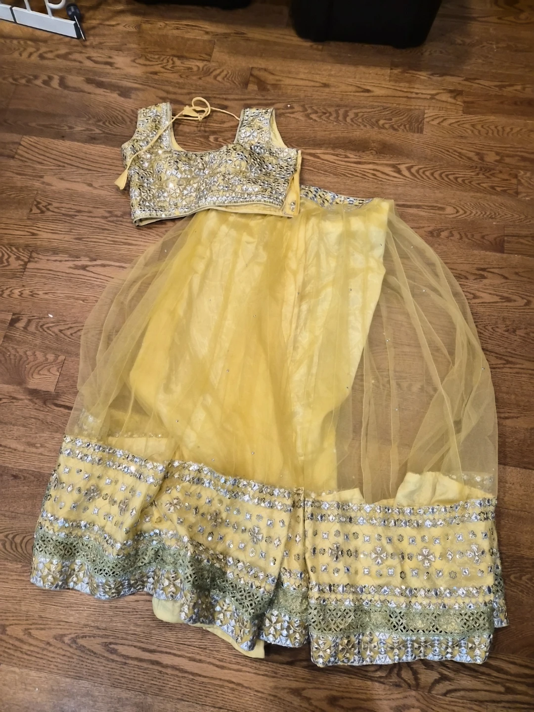 Yellow Lehenga Choli Set