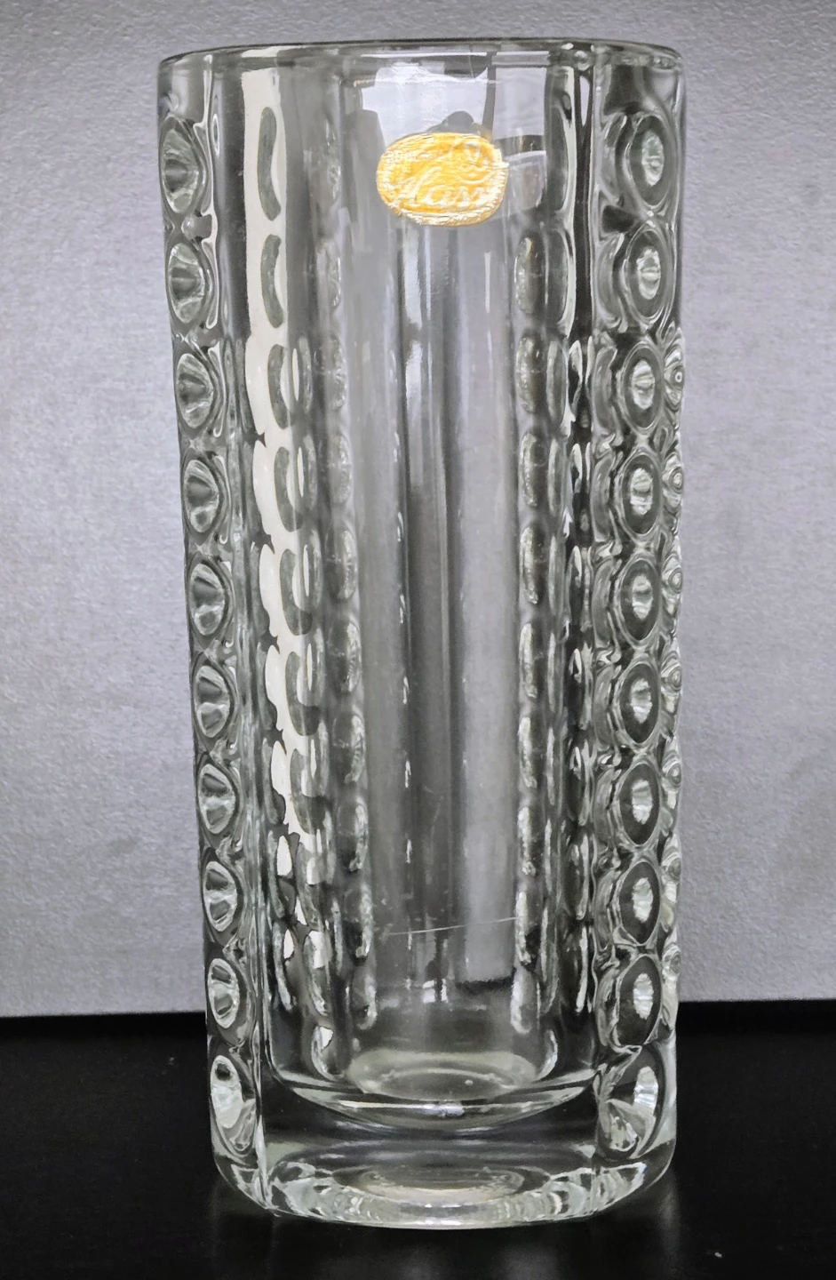 Rare 1962 Czech Sklo Union 8" Bobble Glass Vase - photo 2